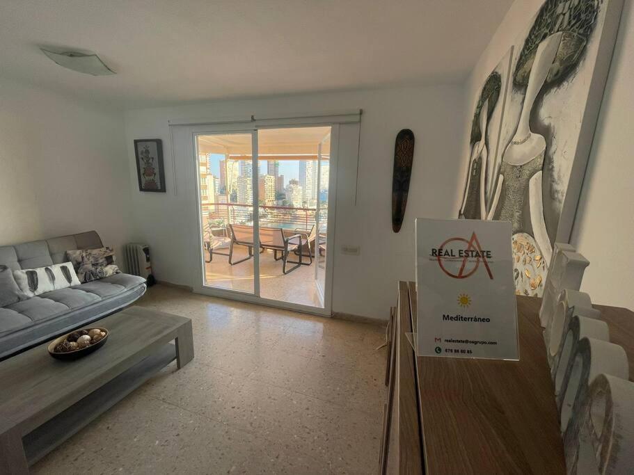 Centro Primera Linea Con Piscina Benidorm Exterior foto