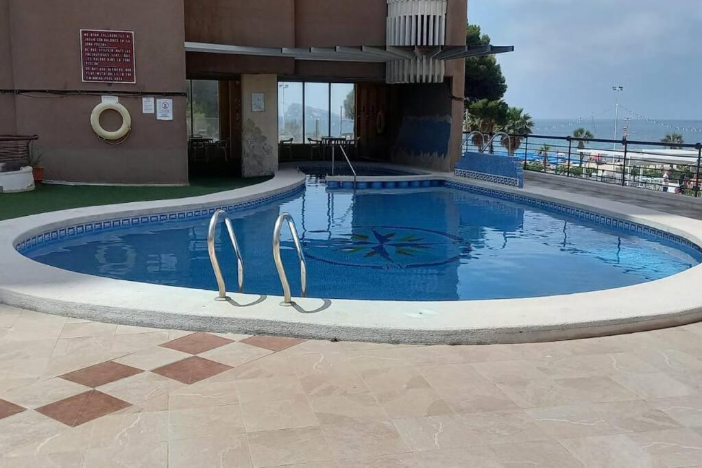 Centro Primera Linea Con Piscina Benidorm Exterior foto